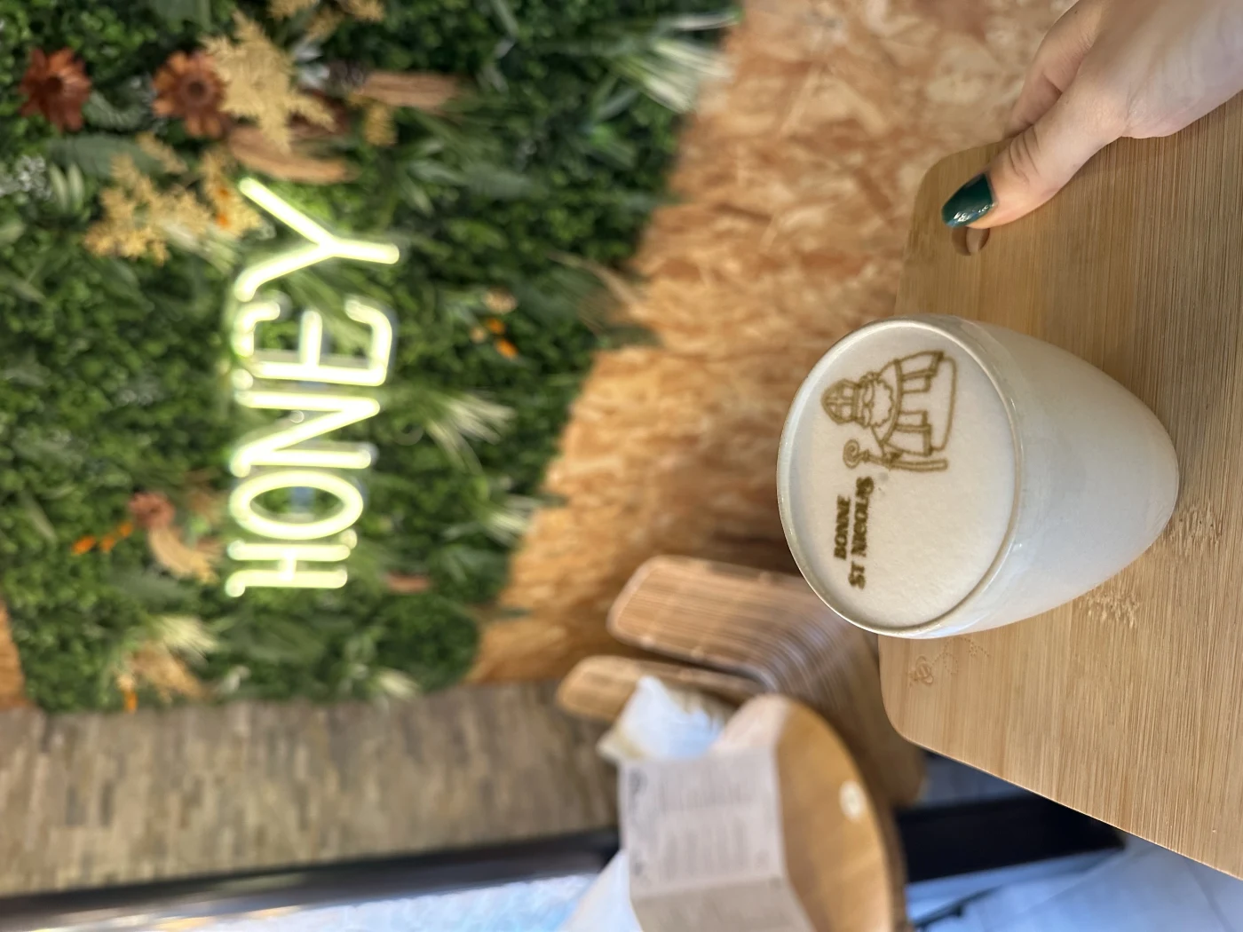 Latte art — café de spécialité Honey Nancy