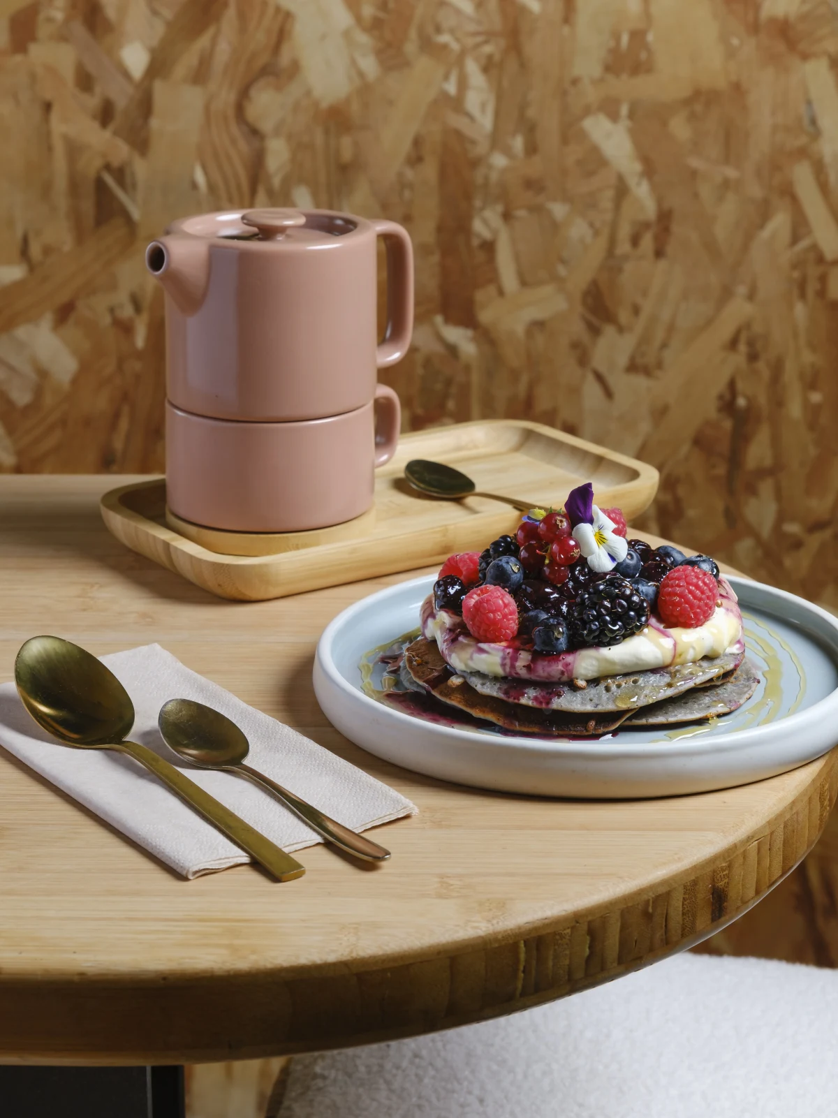 Pancakes Honey — brunch Nancy Honey Coffee and Food
